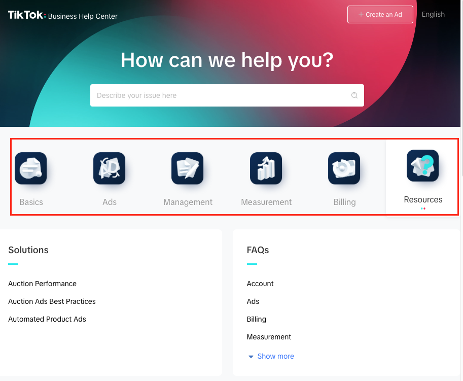 TikTok Business Help Center